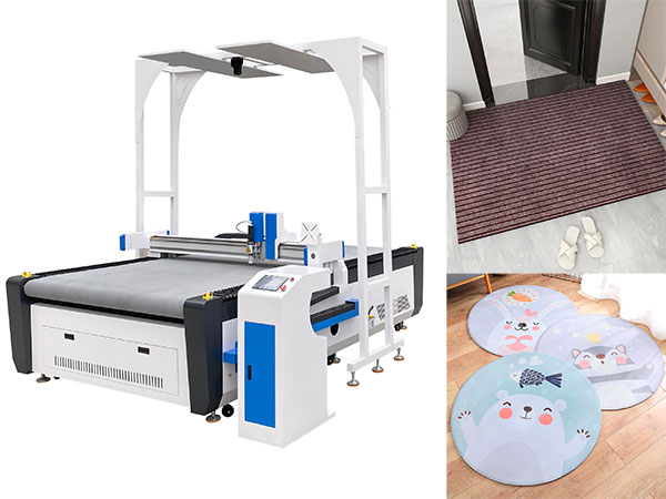 Teppiche Digitale CNC-Schneidemaschine mit oszillierendem Messer